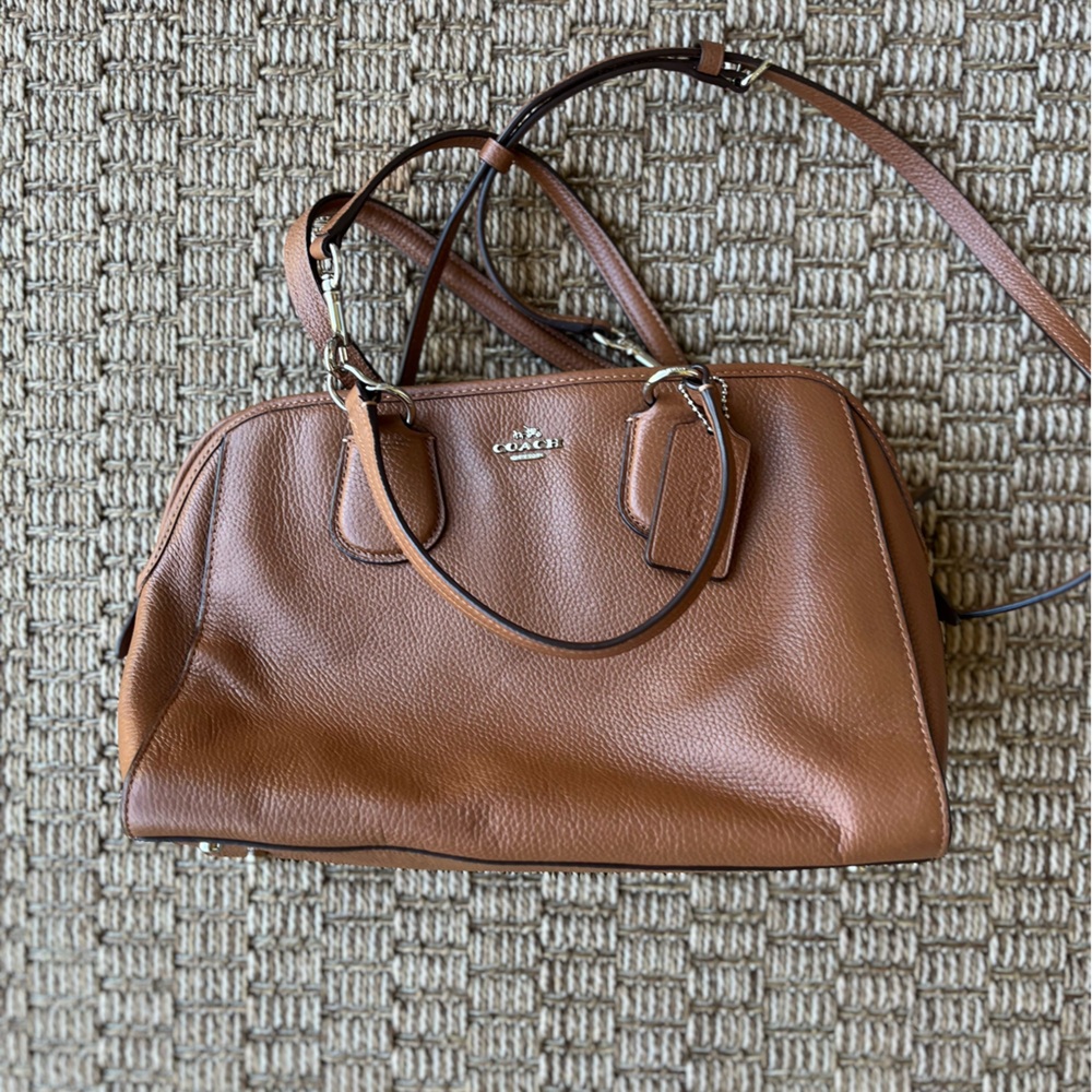 Coach Nolita Brown Leather Shoulder Bag